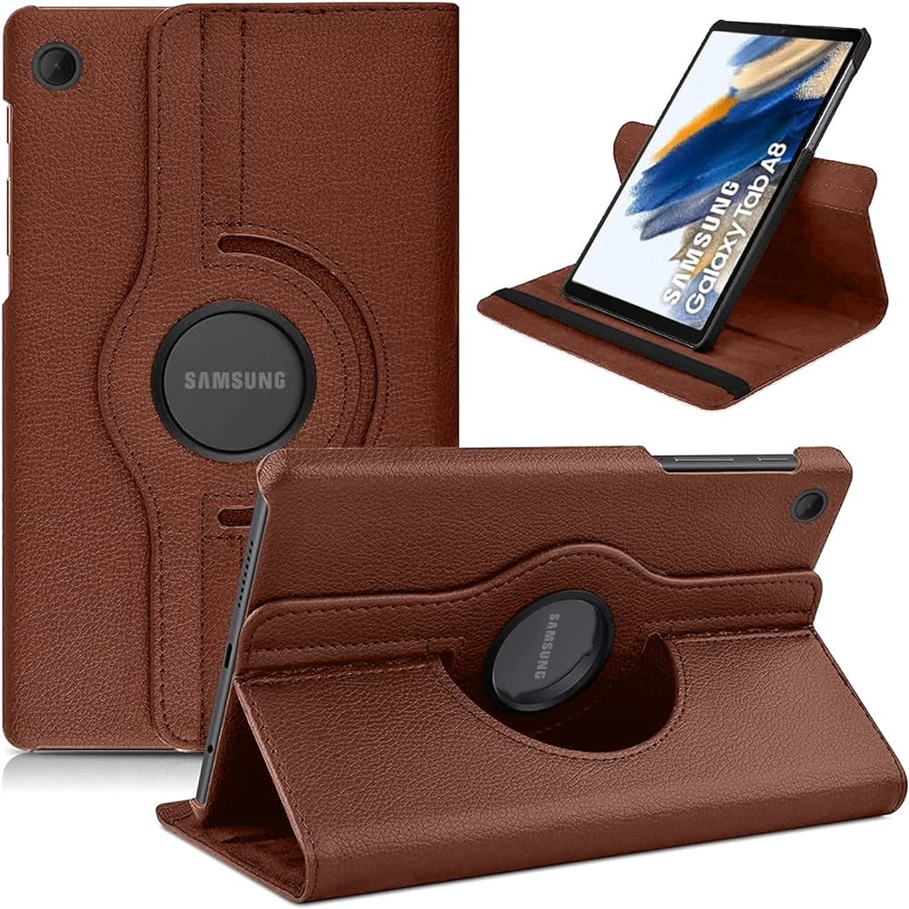 For CASE Samsung A8 2021 10.5" Cover Tablet Book Case, Tab Rotate 360" Book tablet Cover for Model X200 / X205/ X207