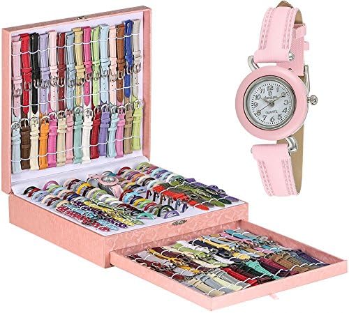 16 straps and 16 buzuls interchangeable ladies watch box set