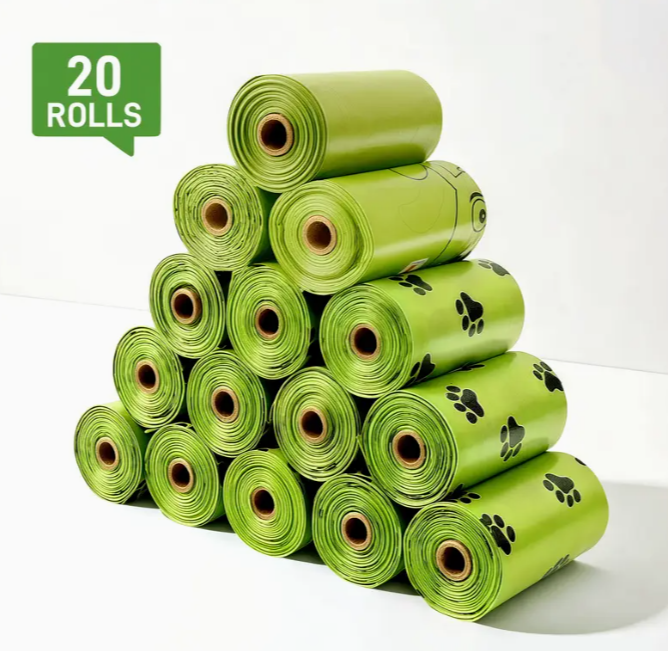 10 Rolls of Baby Diaper Diaper Disposal Bag Rubbish Bags Pet Dog Poo Waste Bag Rolls Garbage Pets Wastage Bags