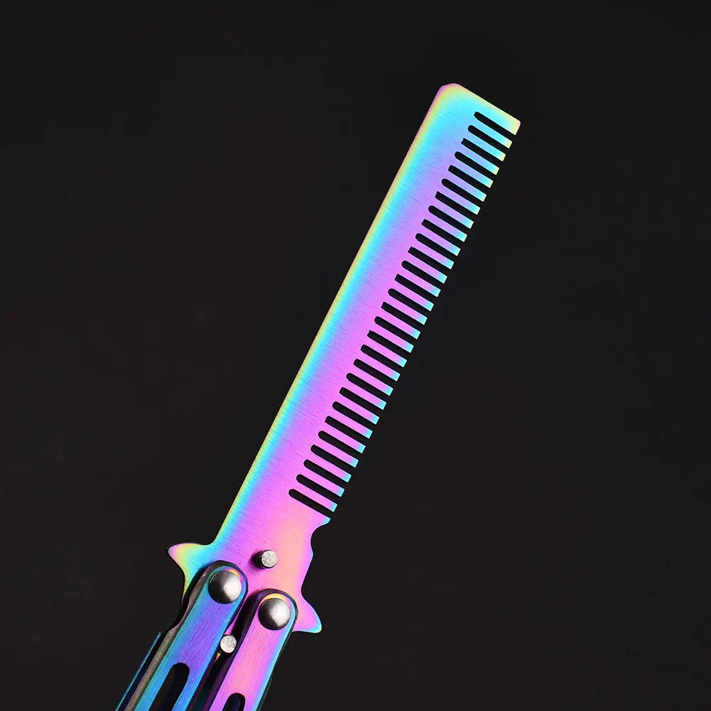 Folding Butterfly Knife Comb for Portable Practice: CSGO Valorant - No ...