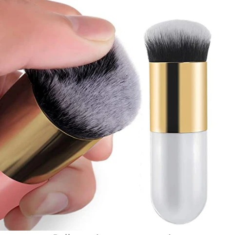 1 piece Chubby Pier Foundation Brush Makeup Brushes - Multicolor
