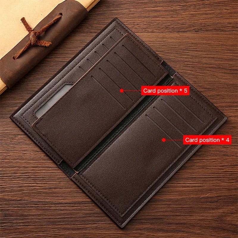 Fashion Long Wallet - Multi Card Holder With 2 Cash Pockets And Zipper Pocket For Coins etc