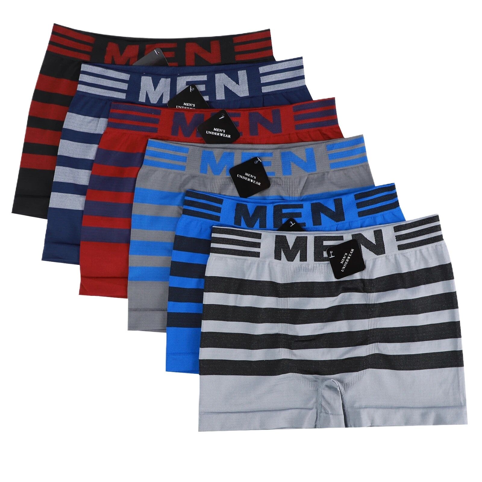 Pack of 3 Men’s Branded Boxer Shorts – Comfortable & Stylish Underwear for Men & Boys