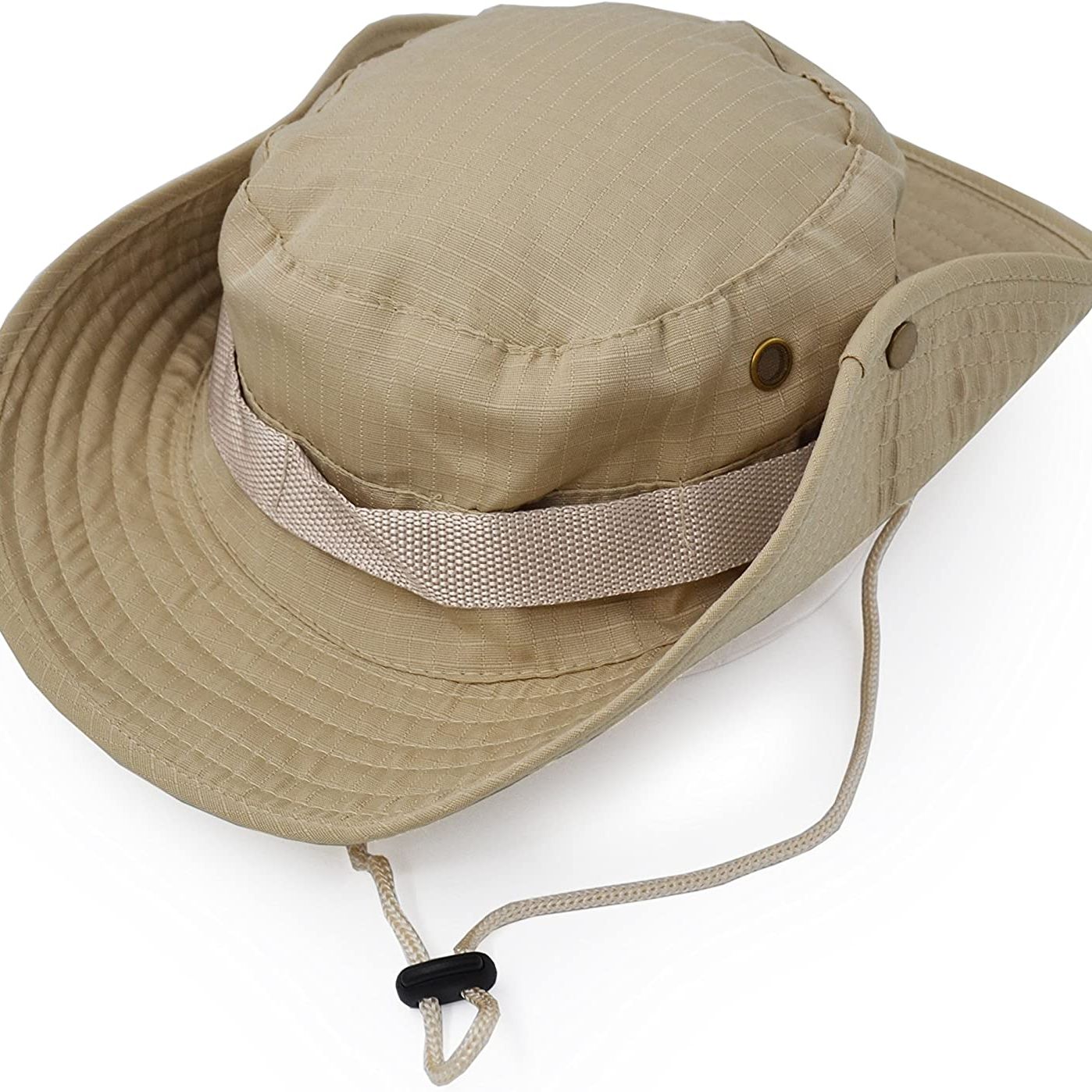 Waterproof Outdoor Wide Brim Sun Hat, Fishing Hiking Sun Boonie Hat for Men & Women