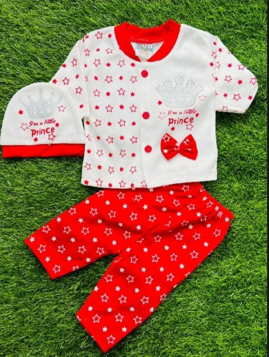 New born Baby And Baba Dress With Cap