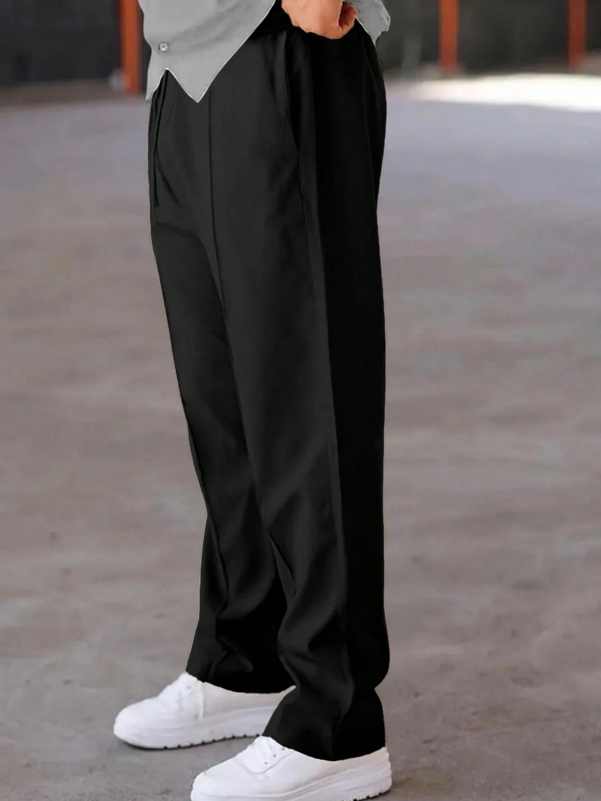 Wide Leg  Baggy Style Straight Trouser For Men