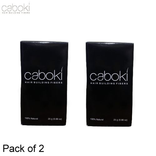 Caboki Hair Fibers 25g Black Pack Of 2