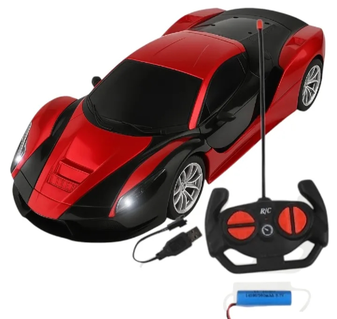 Remote Control High Speed Racing Car with Stylish Looks 1:18 Scale, Two Functions & Modern Design, RC Vehicle Toy for Kids