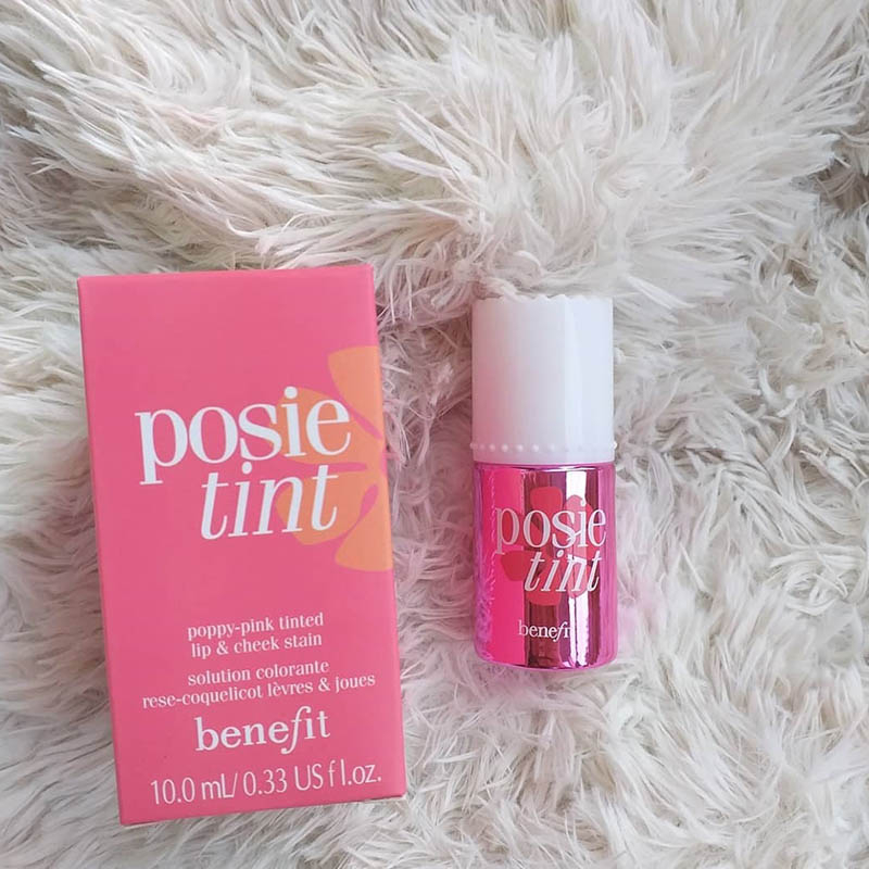 Posie Tint Lip & Cheek Stain – Long Lasting Natural Pink Tint | Liquid Blush & Lip Tint for Soft Glow (4.0ml)