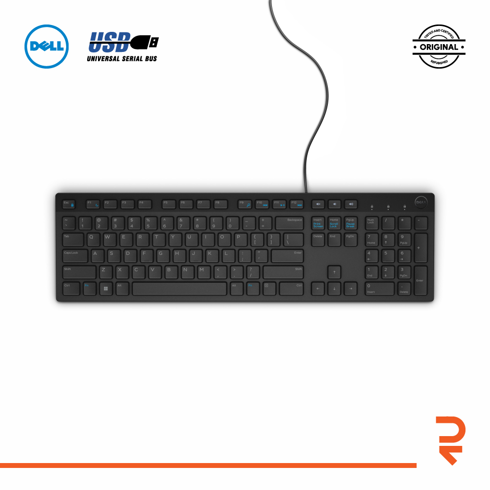 Branded USB Wired Multimedia Keyboard for PC and Laptop
