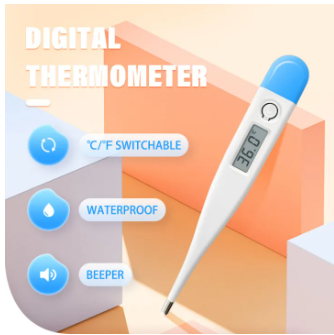 Advanced Digital Thermometer for Adults Digital Oral Thermometer for Fever Medical Thermometer, Highly Accurate and Fast, Easy to Use, Fast Reading. Detect Fever Quickly - Oral Armpit and Rectal Thermometer for Babies Children and Adults