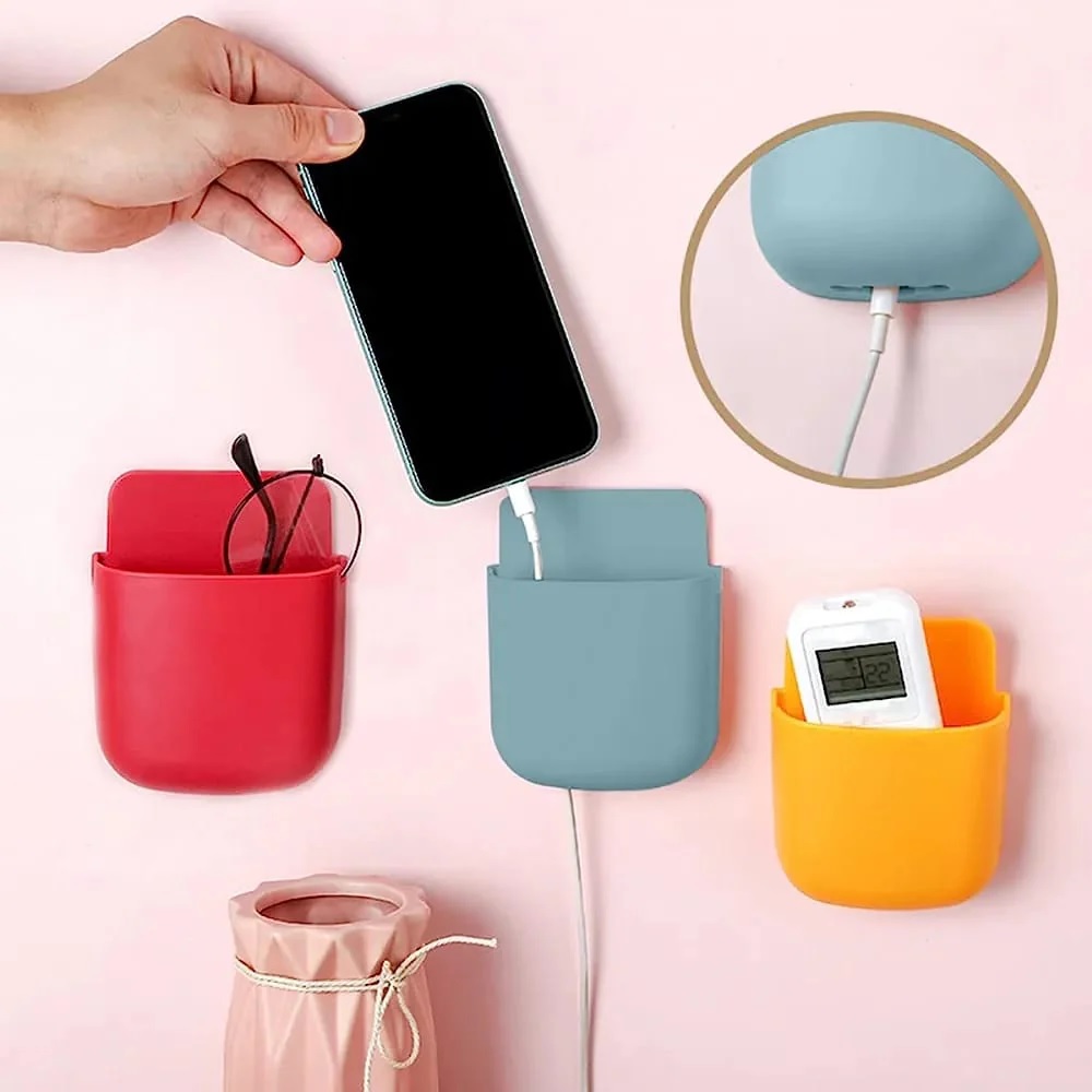 Wall-Mounted Mobile Phone Holder (Random Colors)