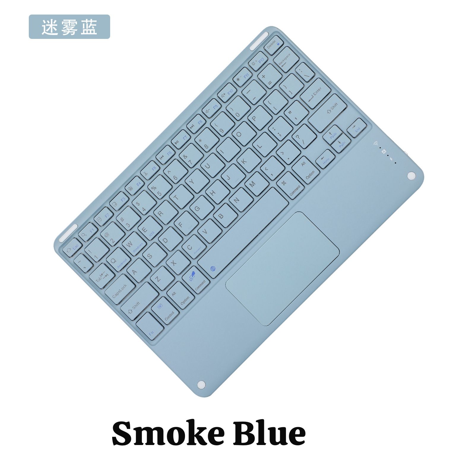 Wireless Keyboard With Touchpad Rechargeable Ultra Slim 3 Days Battery Timing For Tablet-Laptop-Mobile-Smart led And Other devices