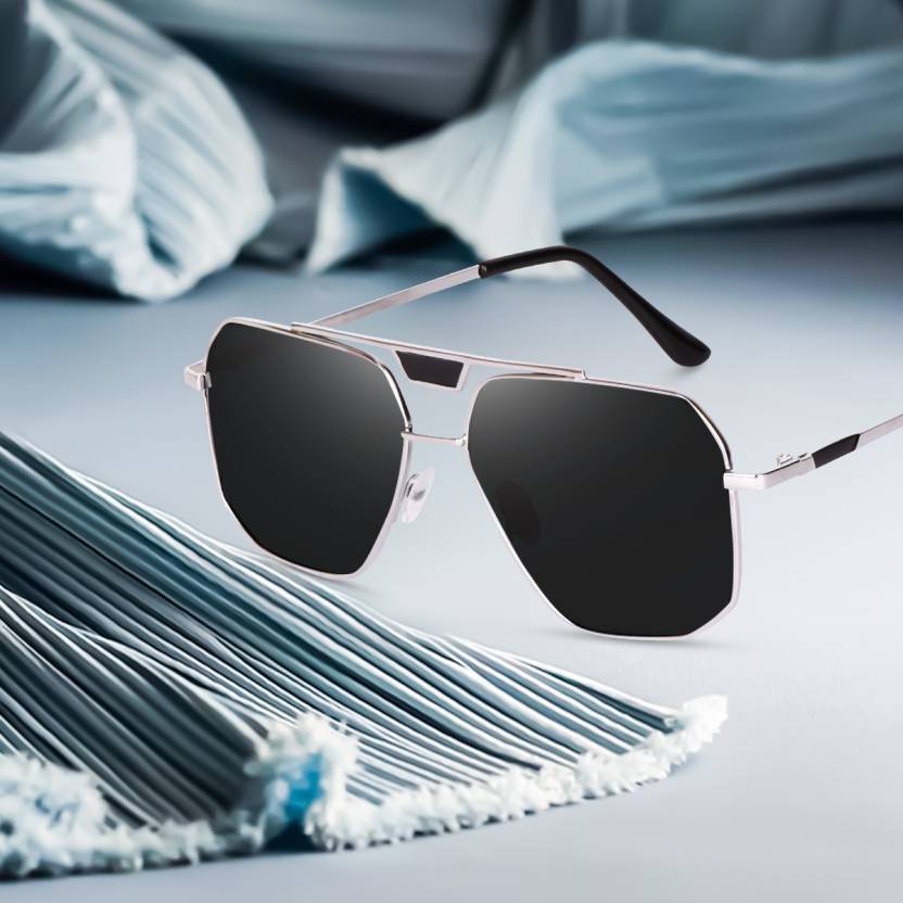 Royal Shades Kisi ka Bhai Kisi ki Jaan Trendy Metal Frame Sunglasses - Mirror Sunscreen Sun Glasses For Girls| Inspired by Salman Khan Sunglasses