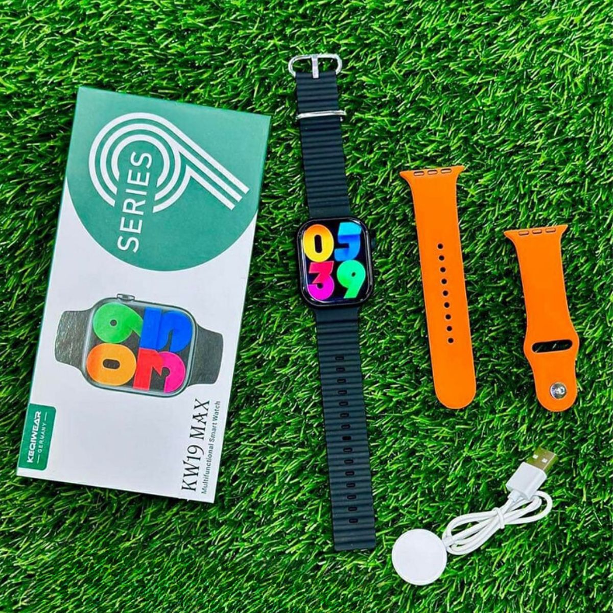 KW19 Max Smart Watch Series Semi Amoled HD Display Bluetooth