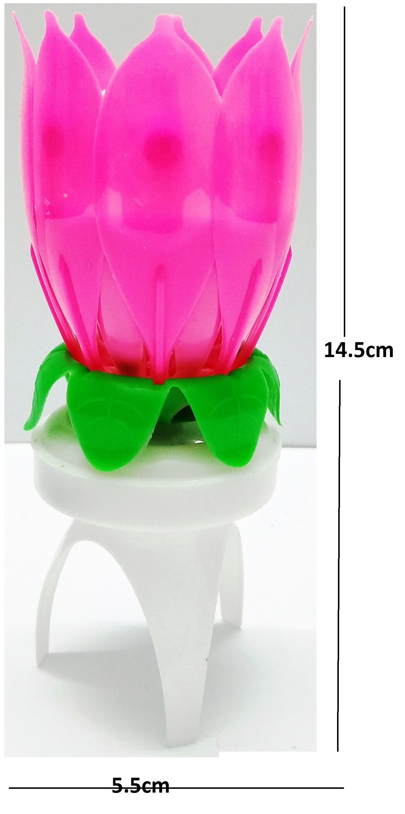 Musical Flower Rotating Birthday Candle | Birthday Party Candle | Cake ...