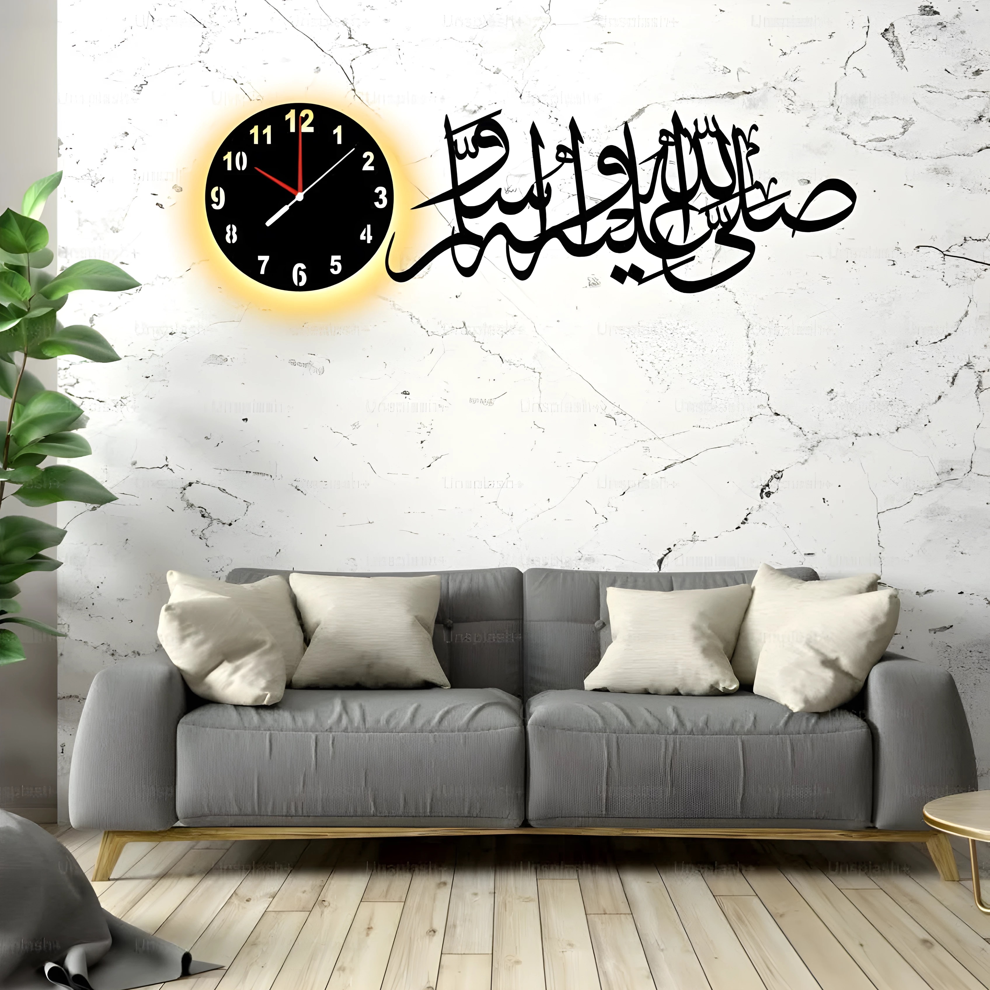 Led SAW Wooden wall clock Wall Decoration with foam double tape for Your Kids Bedroom Wall Decoration Ideas & Inspirations