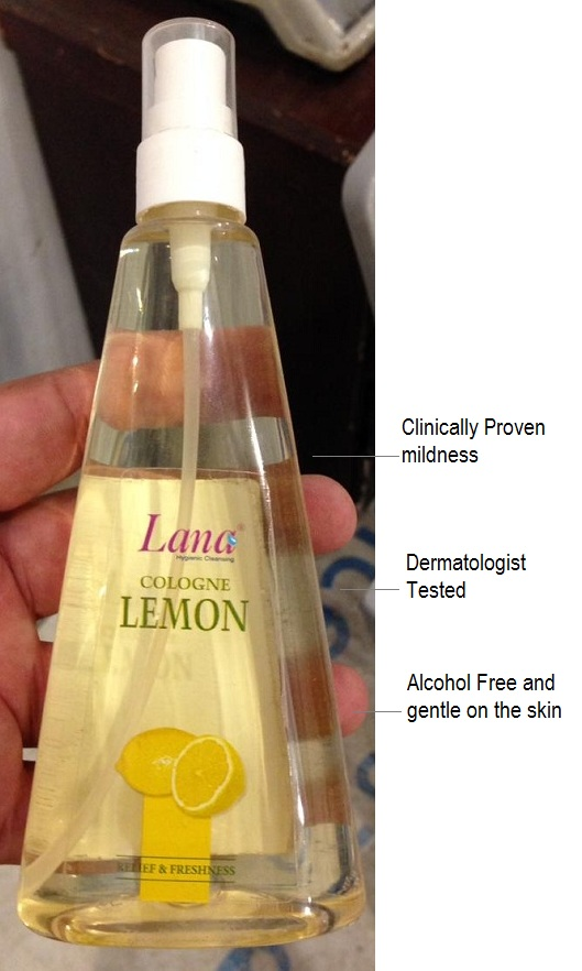 baby smelling perfume