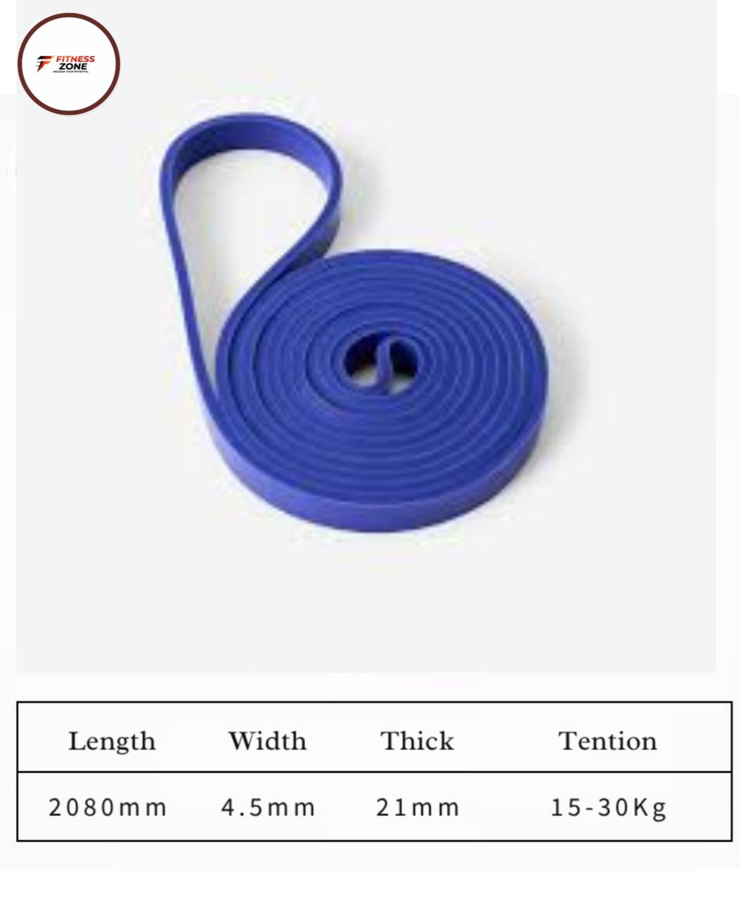 Heavy-Duty Elastic Resistance Band for Home Gym & Exercise - Adjustable Strength Workout Strap