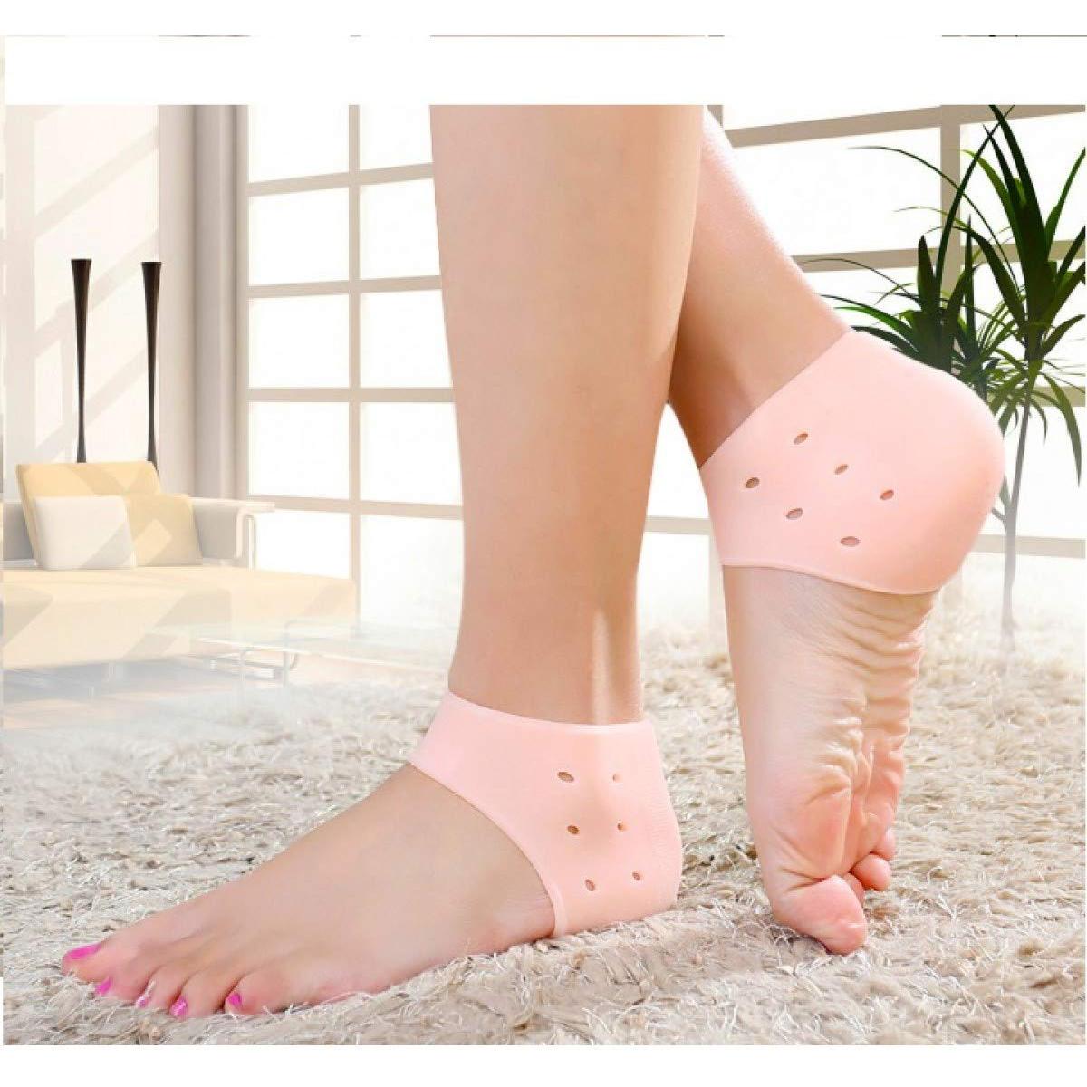 Silicone Gel Heel Pad Socks For Pain Relief And Anti Crack Heel 1 Pair Heel Cups Heel Guards Heel Protectors Heel Sleeves For Relieve Heel Pads Cushion Heel Pain, Heal Dry Cracked Heels, Achilles Tendinitis, For Men & Women
