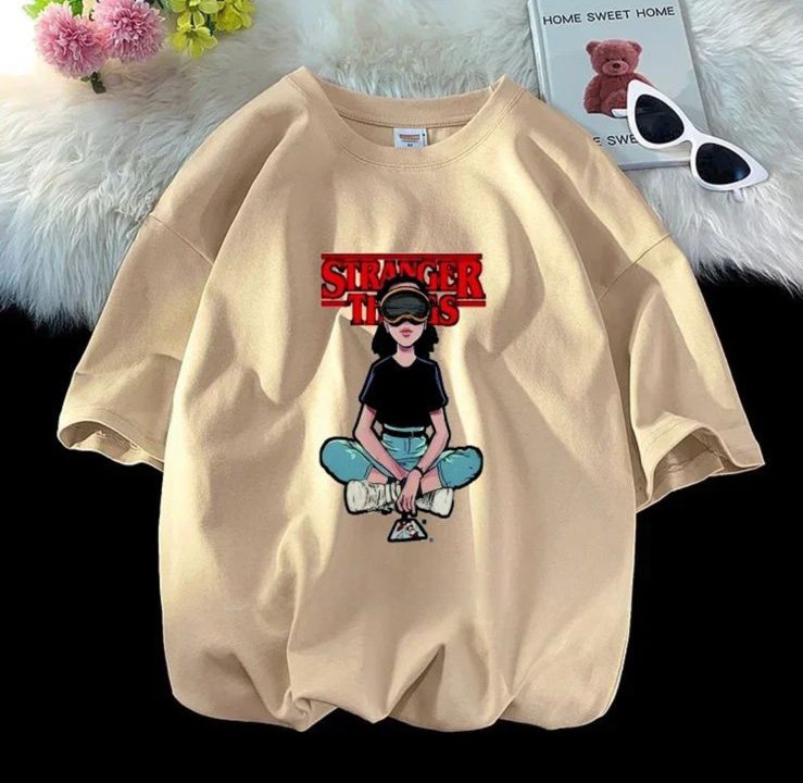 Printed Half Sleeve Tshirts For Women And Girls