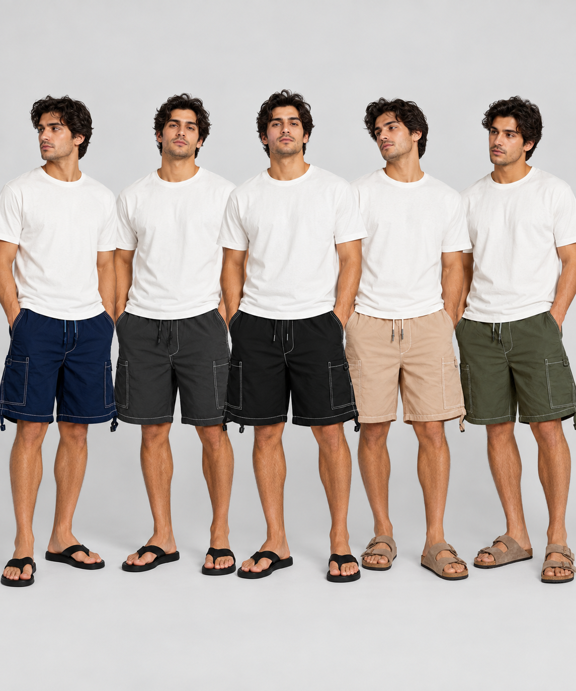 Hashback Shorts for Men - Cargo Shorts - Cotton Shorts for  - Summer Shorts