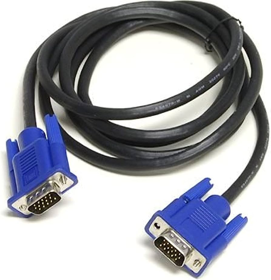 Male to Male VGA Cable15 Pin Plug Computer Monitor Cable Wire Cord 4.2ft Genuine Original