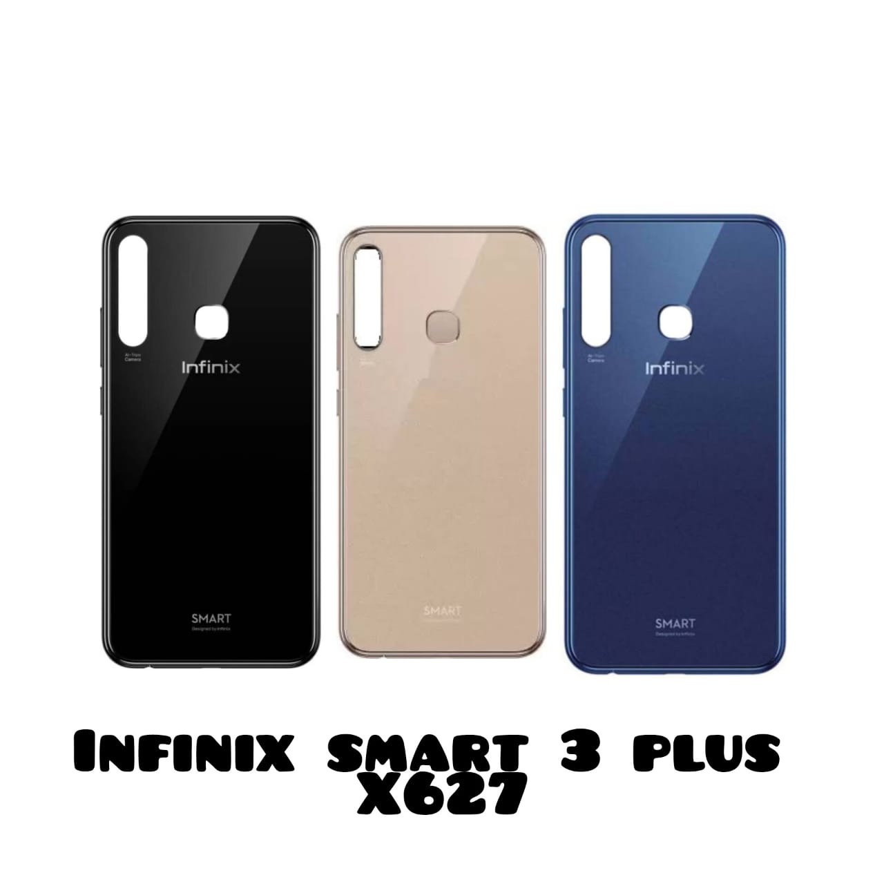 Infinix Smart 3 plus x627 Battery Back Cover Rear Door Housing Case, Back Panel for Infinix smart 3 plus x627