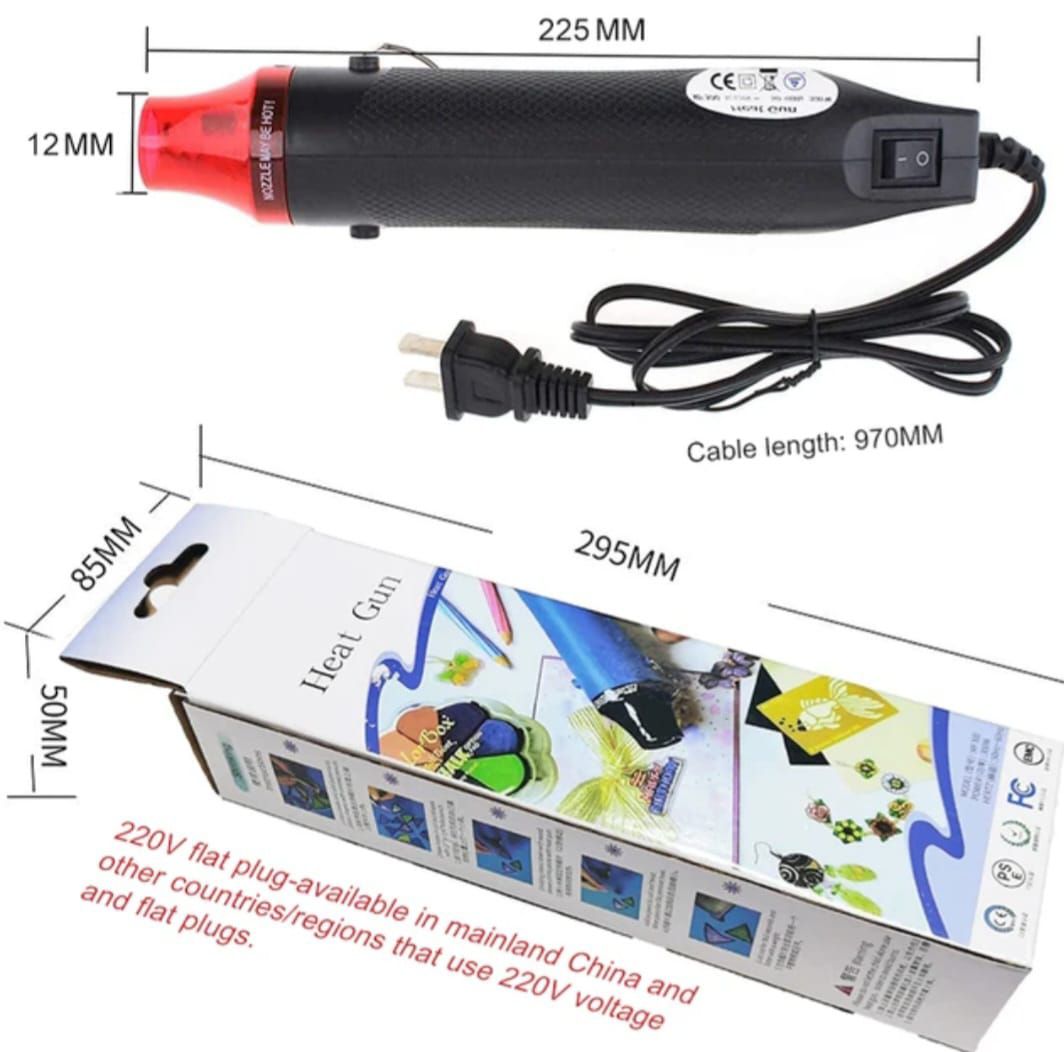 Temperature Mini Heat Gun MultiPurpose Hot Air Gun Electric Heating