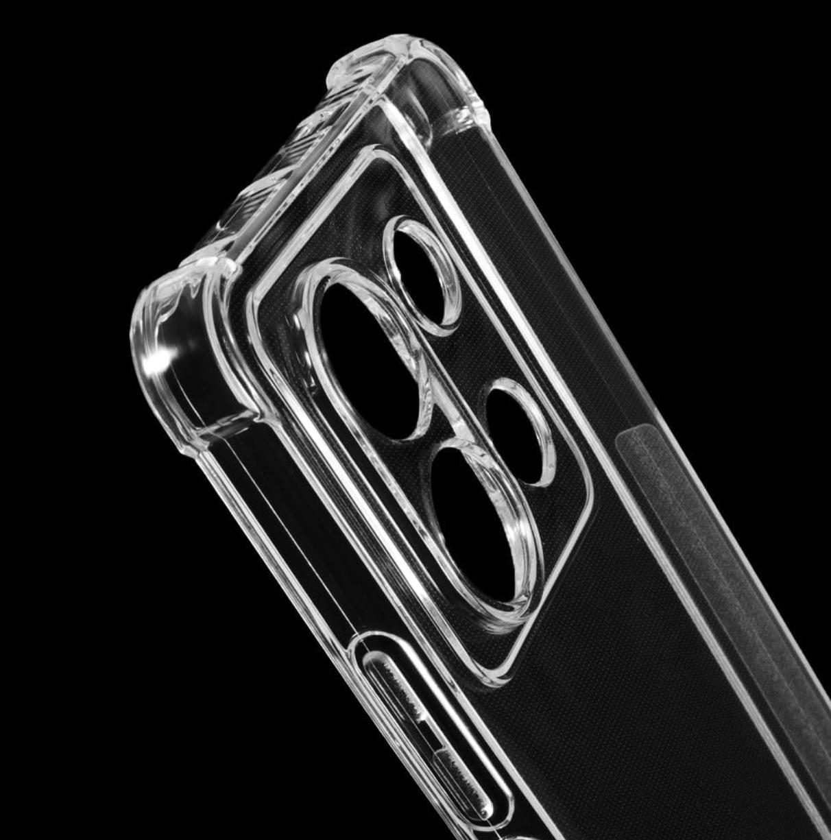 Redmi Note 13 Pro 4G Transparent Back Cover, Soft TPU Bumper