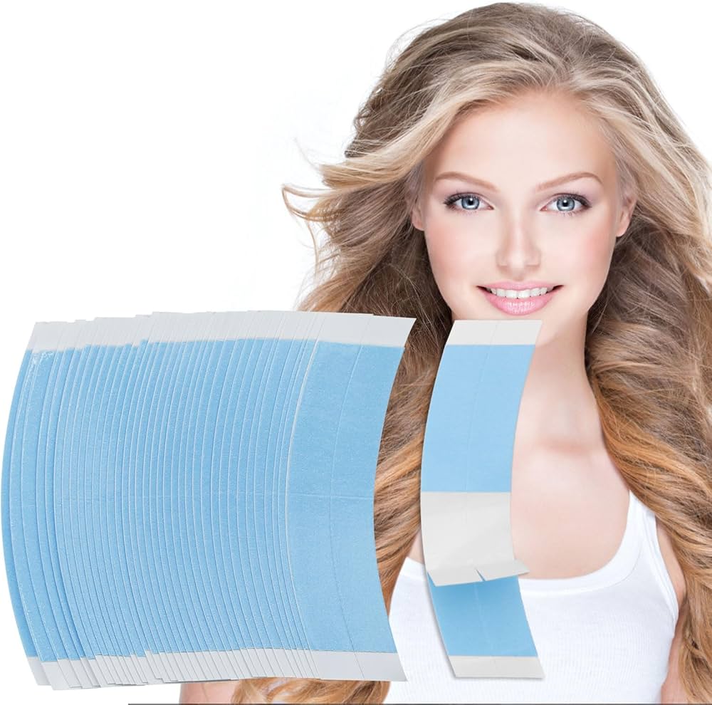 36 Pcs Waterproof Lace Tape for Hairpiece Wig Tape Adhesive Double-Sided Waterproof, Wig Glue For Toupees Hair Pieces and Hair Extension The Front of Lace Supports