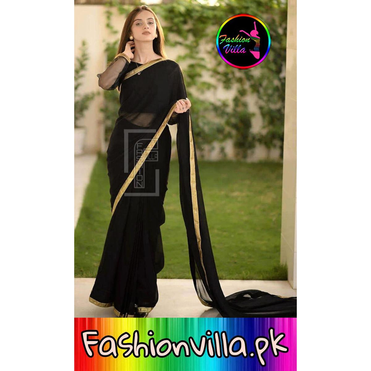 Simple Saree Designs For Girls