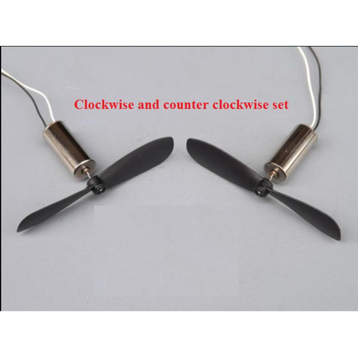 Pair of 3.7V DC small motor with propellers Copter