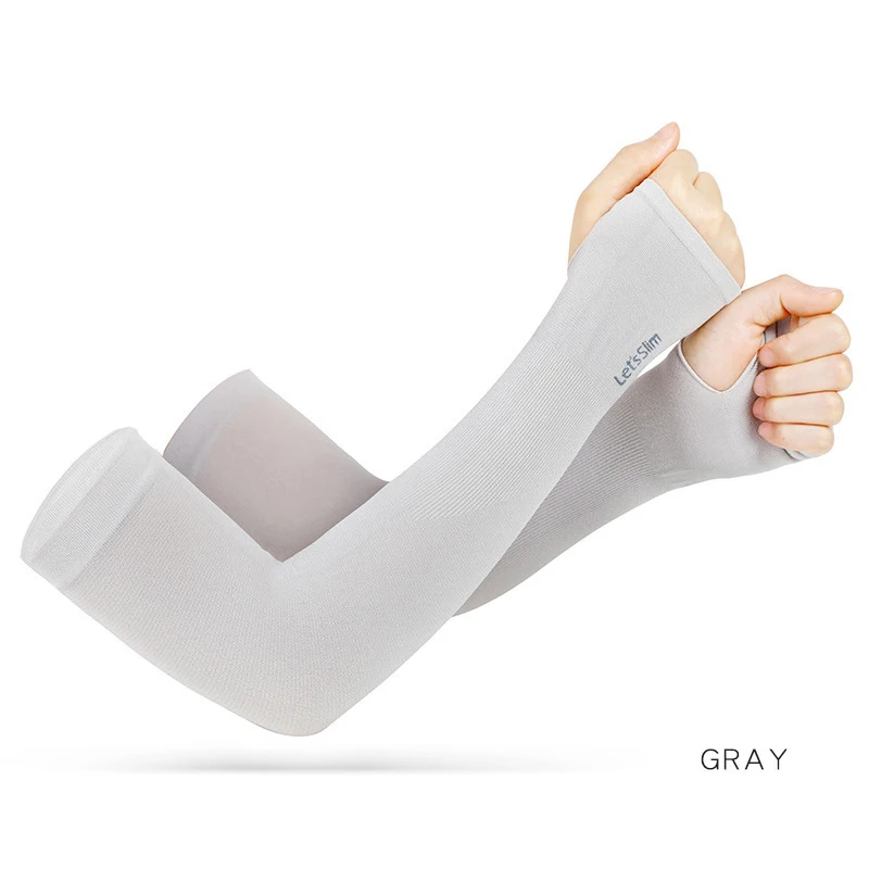 1 Pair Thumb Hole Arm Sleeves For Girls, Women /Arm Long Sleeves Best For Cycling Golf Running Driving Moisture Wicking Stretch and For Islamic Muslim hijab Girls, Women