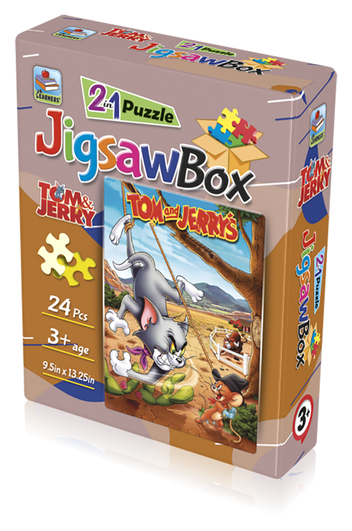 2 In 1 Jigsaw Puzzles Of Tom & Jerry
