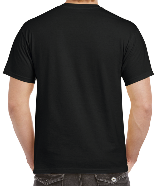 Black Polycotton Half Sleeve Tshirt Small to 10XL