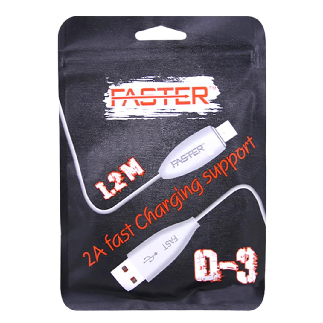 FASTER CHARGING DATA CABLE FOR IPHONE LIGHTNING ANDROID MICRO TYPE-C ...