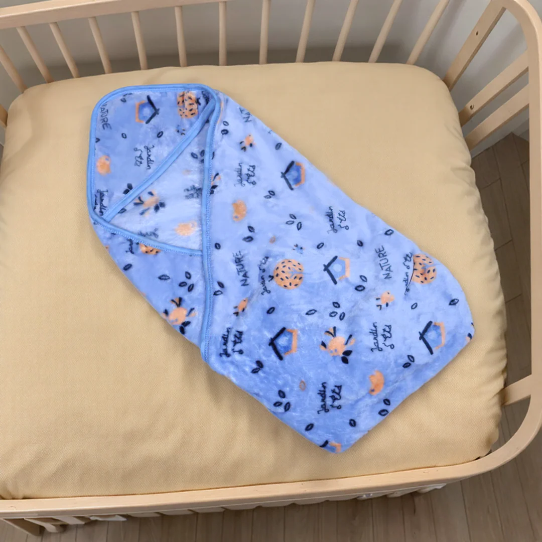Cuddle Me Swaddle Blanket with Hood – Soft & Lightweight Baby Swaddle 75x85cm
