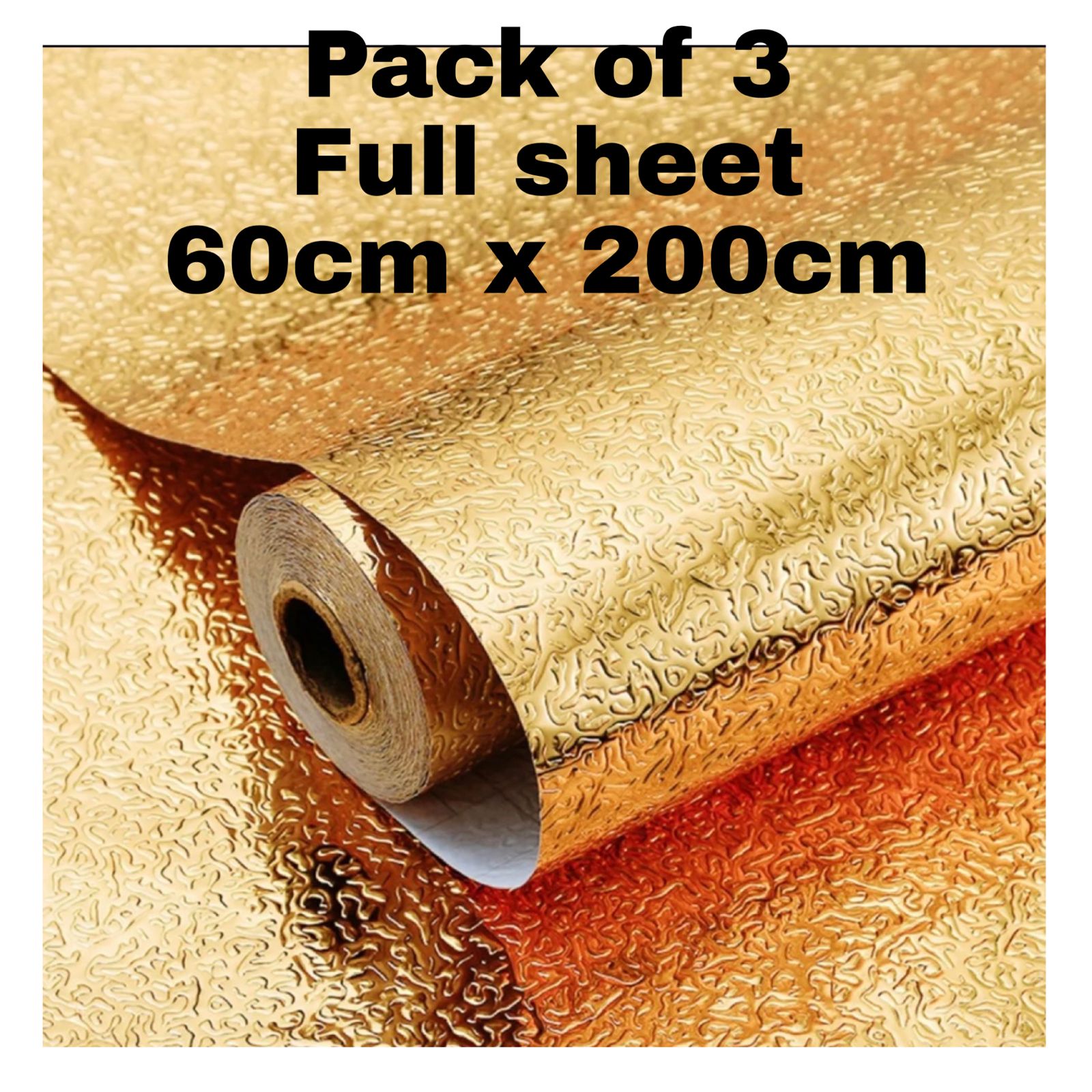 Self Adhesive Aluminium Foil Sticker Roll Oil Proof