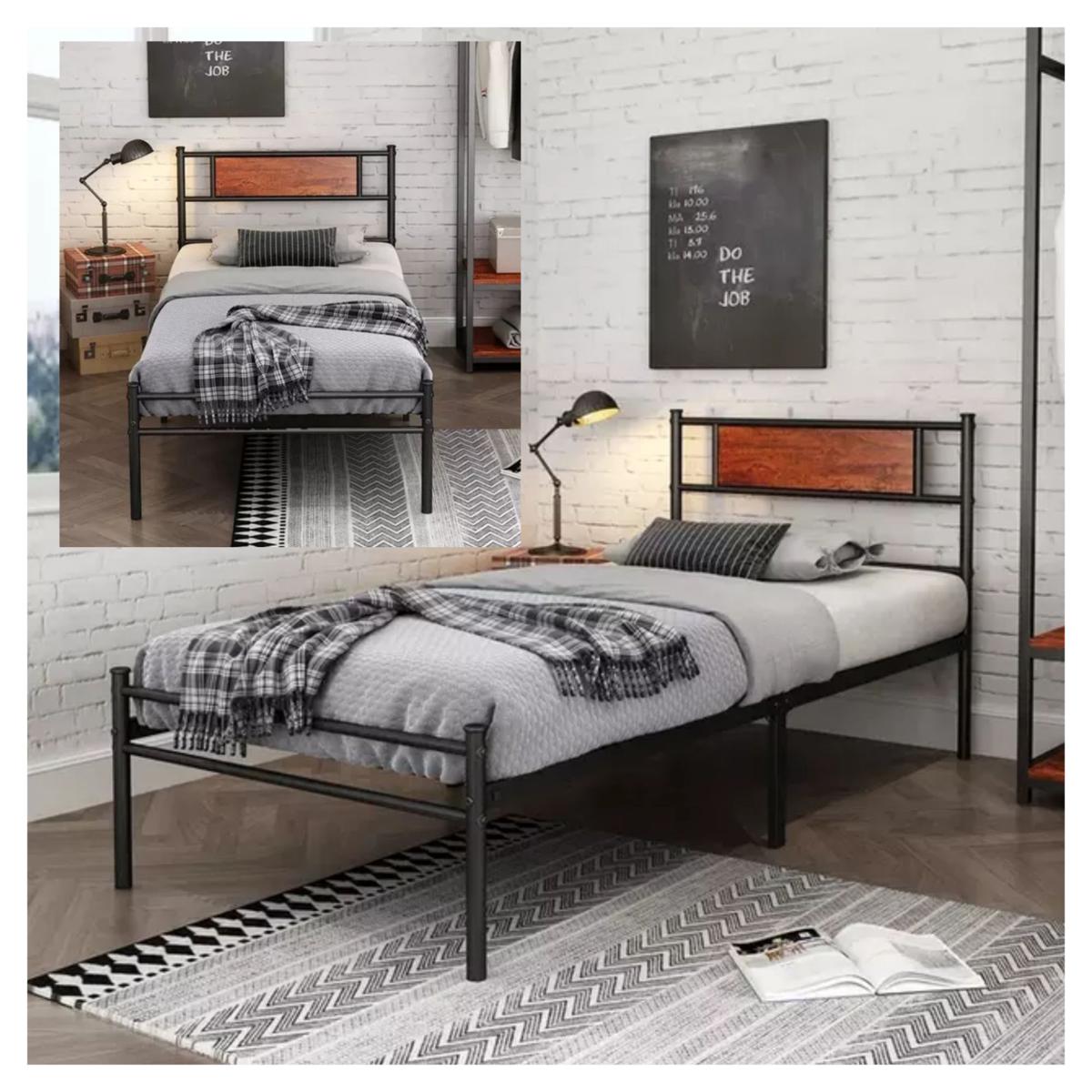Iron single bed