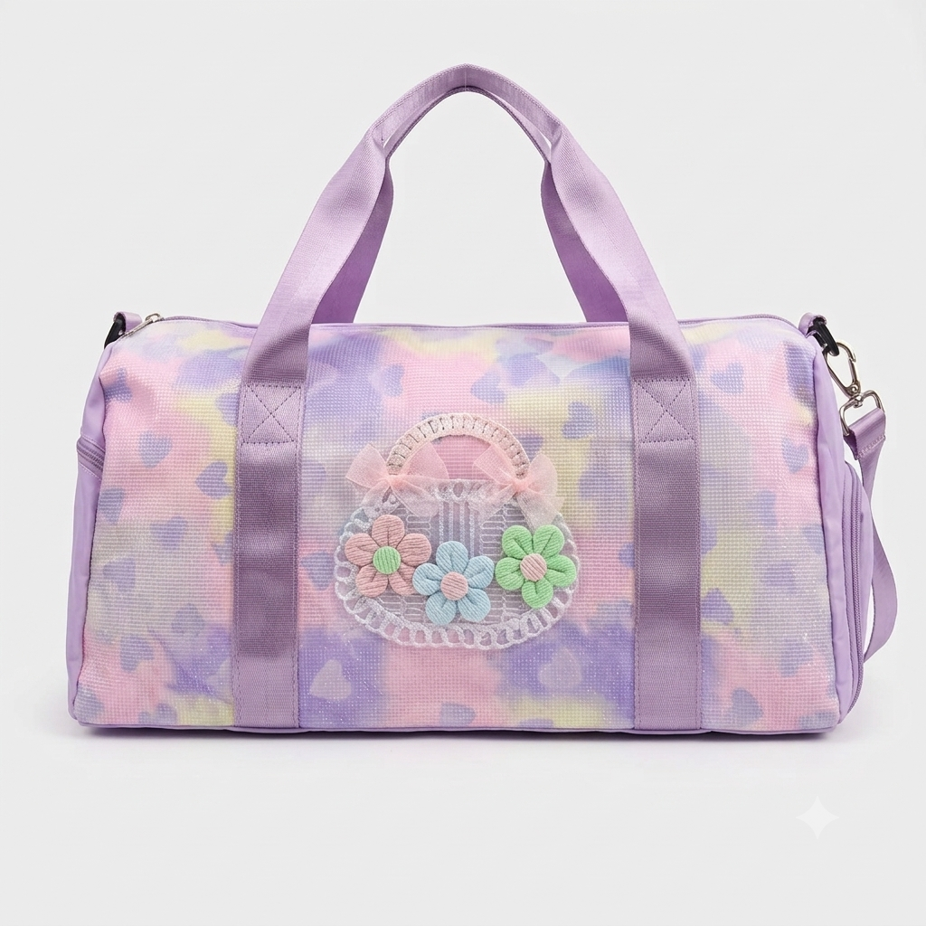 Women's Fashion Travel Duffel Bag with Detachable Shoulder Strap | Large Capacity Gym Weekender bag | Lightweight Multi-Purpose Luggage Bag for Travel, Fitness, College & Everyday Use