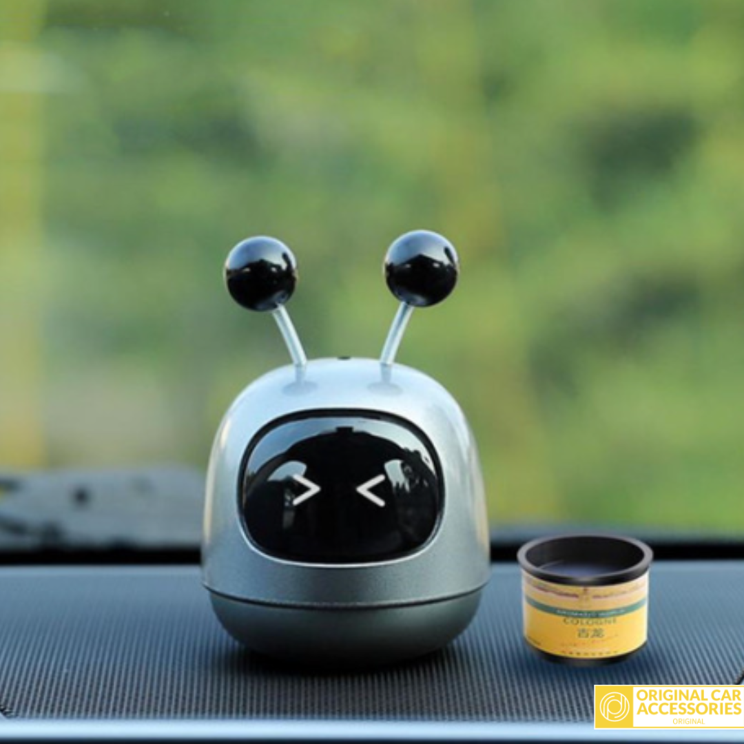 Car Air Aromatherapy Robot Air Freshener Auto Dashboard Perfume Fragrance Diffuser Essential Oil Diffuser Auto Perfume Diffuser