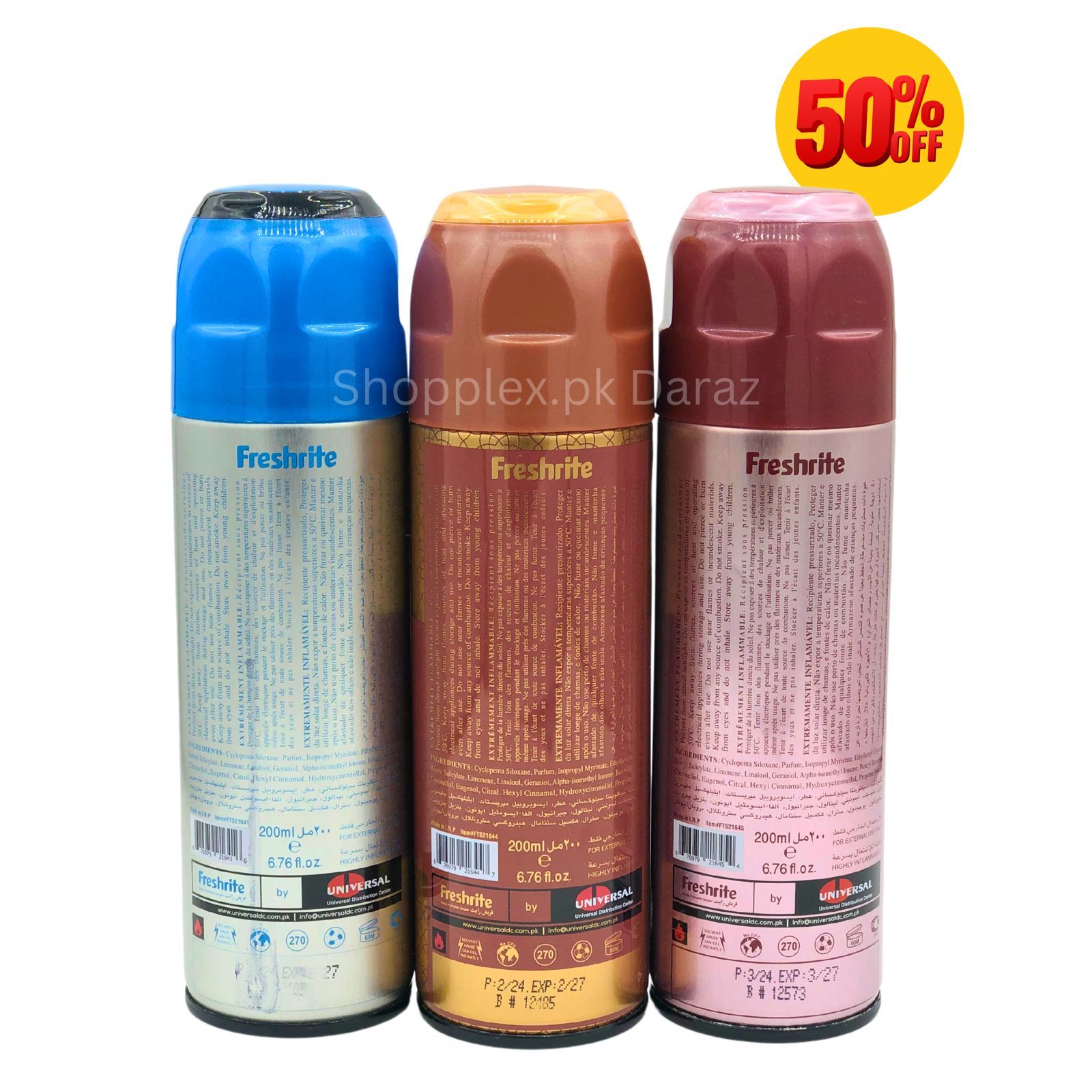 Body Spray Pack of For Women Gift Big Bottle 200ml SOLO