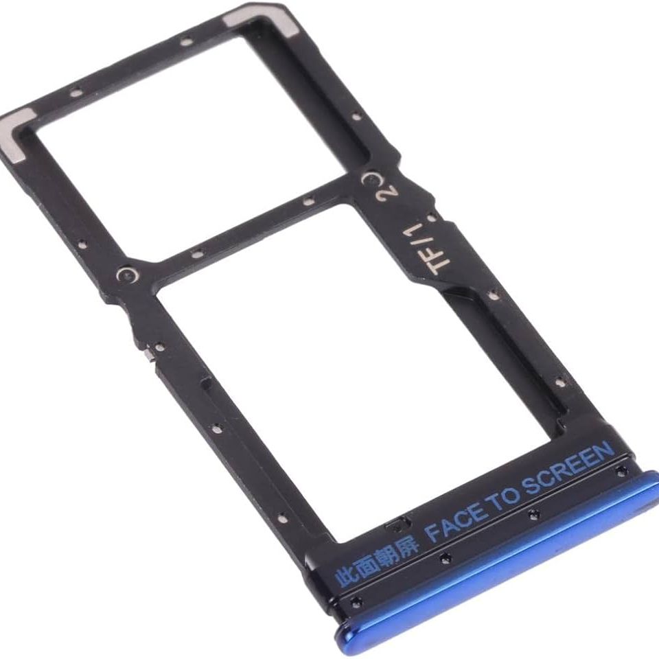 Redmi Poco X3 Pro SIM Tray Sim Jacket Sim Slot Sim Door For Redmi Poco X3 Pro _ Blue
