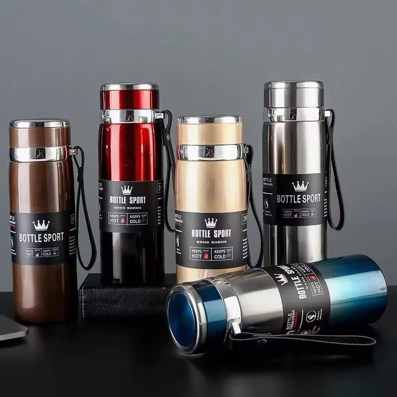 Vacuum Stainless Steel sports Water Bottle 1000ml & 800ml - for Men Women Kids - Thermos Flask - Reusable Leak-Proof Thermos Teel - for Home,Office Temperature Maintainer water bottle.