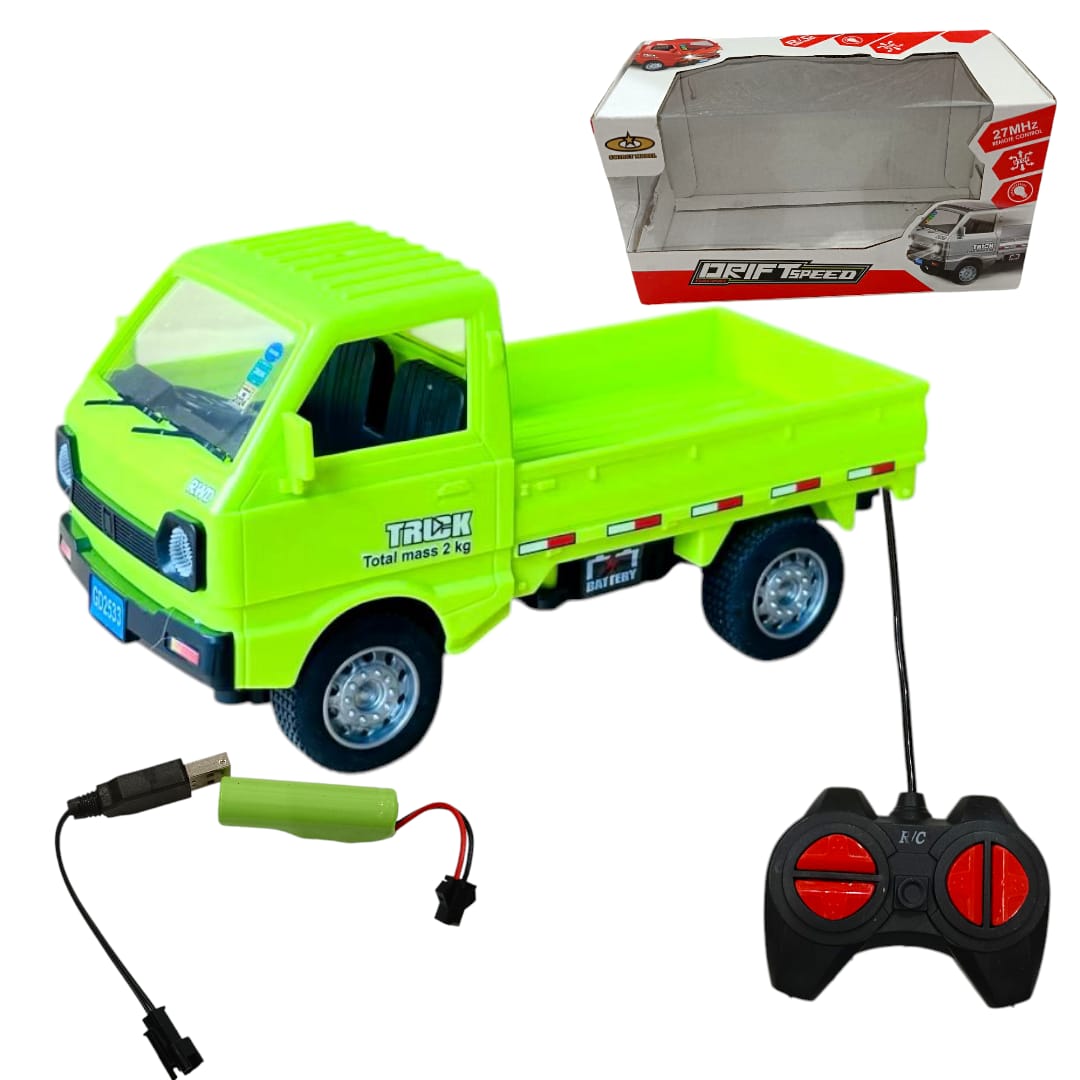 RC Suzuki 1:16 Pickup Truck | Remote Control Truck with Smoke, Lights & Sound | Rechargeable Delivery Pickup Model Toy for Kids
