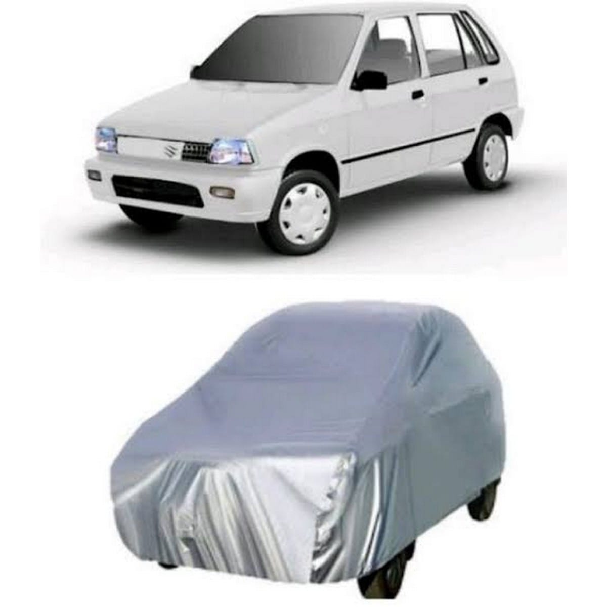 SUZUKI MEHRAN CAR COVER PARACHUTE  WATERPROOF, DUST PROOF, HEAT *& SUNSHINE PROOF