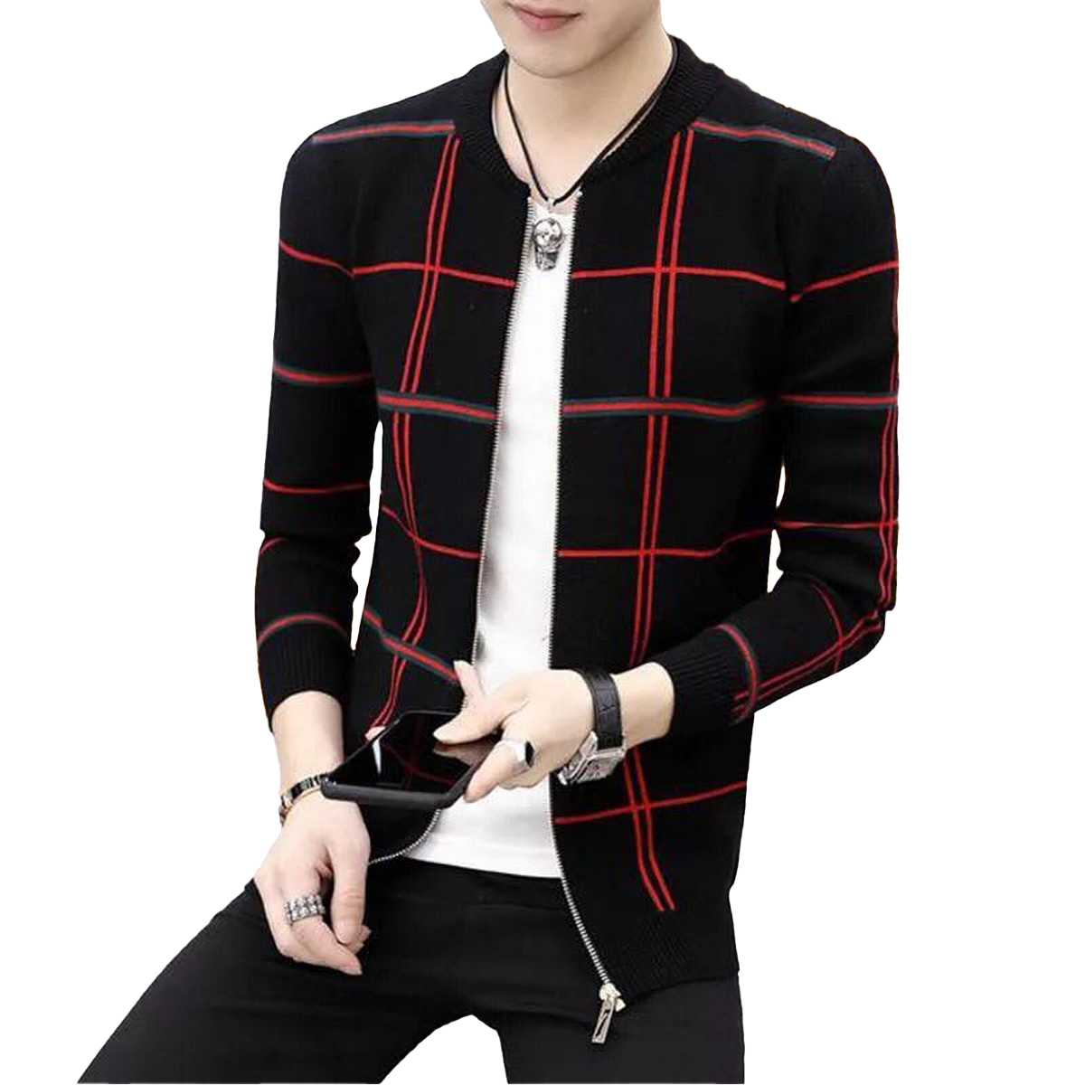 "Stay Warm and Stylish with a Winter Minus Design Zipper Jacket - Trendy, Premium Quality, and Wash and Wear Convenience"