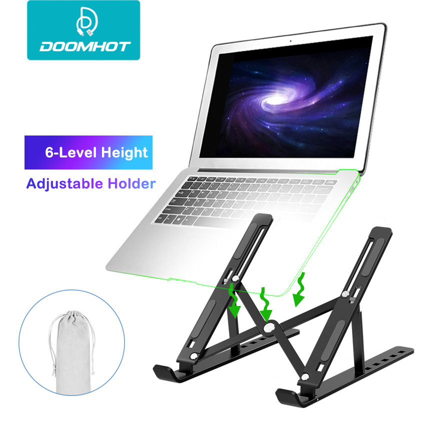 DoomHot Laptop Stands Foldable Aluminium Laptops Stand Portable 6Level
