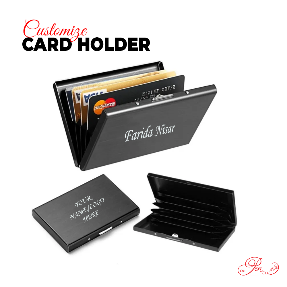 Mini Briefcase-Style Aluminum Card Holder for Professionals